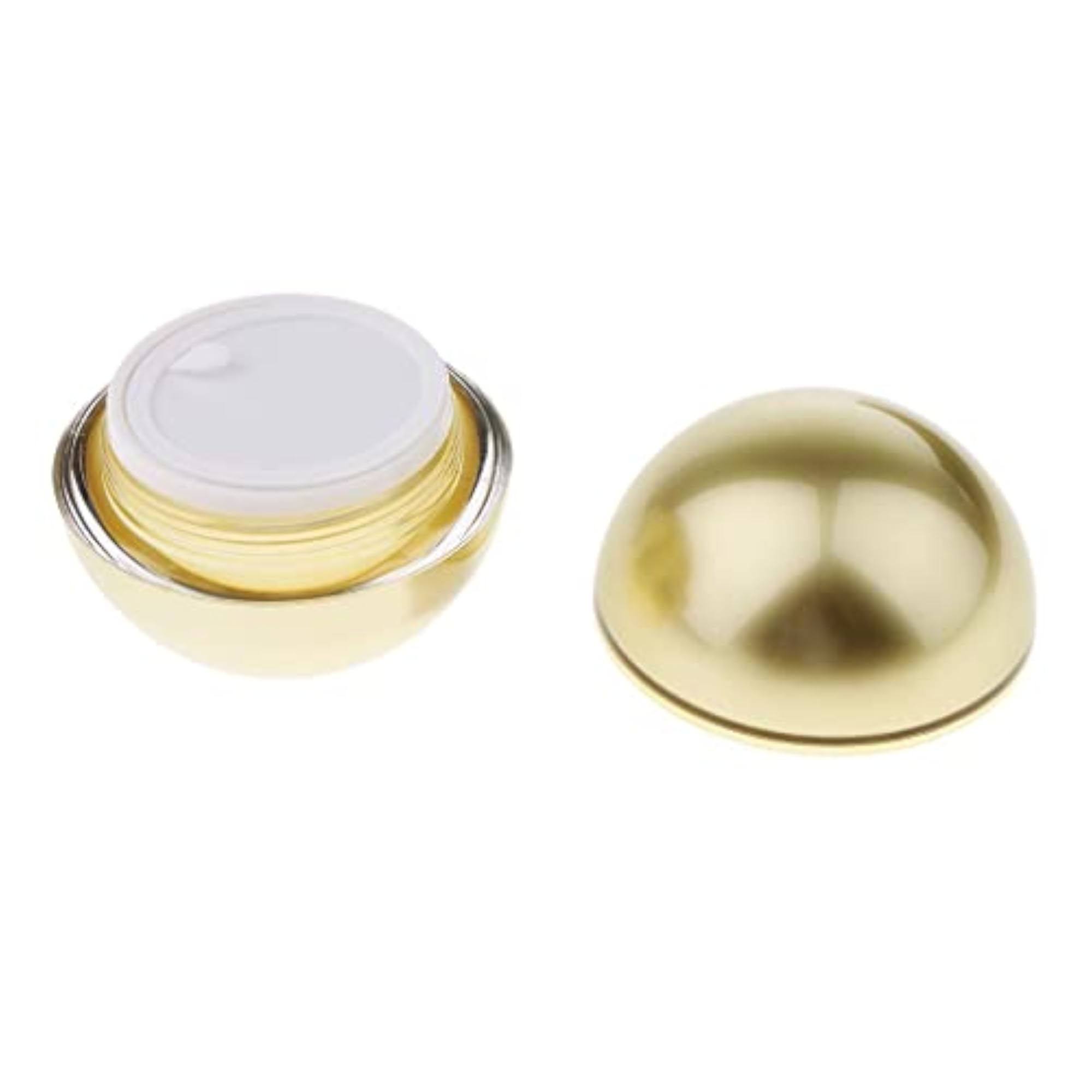 Ball Shaped Cosmetic Container, Gold 30g